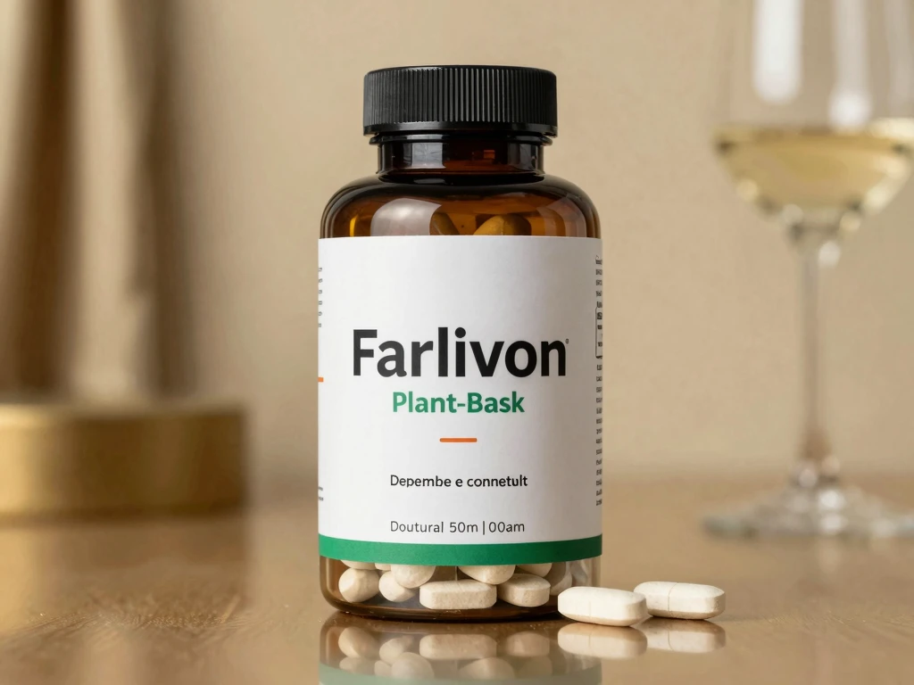 Farlivon plant-based supplement bottle with natural ingredients